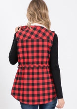 Load image into Gallery viewer, Buffalo Plaid Vest *Curvy Size
