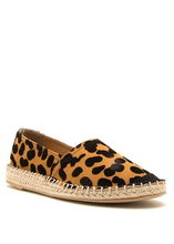 Load image into Gallery viewer, Leopard Woven Slip-Ons