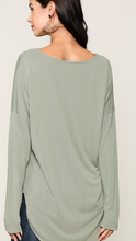 Load image into Gallery viewer, Long Sleeve Scoop Neck (2 colors)