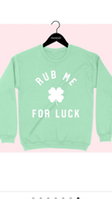 Load image into Gallery viewer, Mint St Patrick’s Day Sweatshirts 🍀(2 Styles)