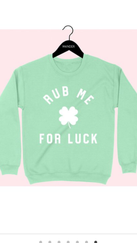 Mint St Patrick’s Day Sweatshirts 🍀(2 Styles)