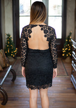 Load image into Gallery viewer, Black Lace Dress