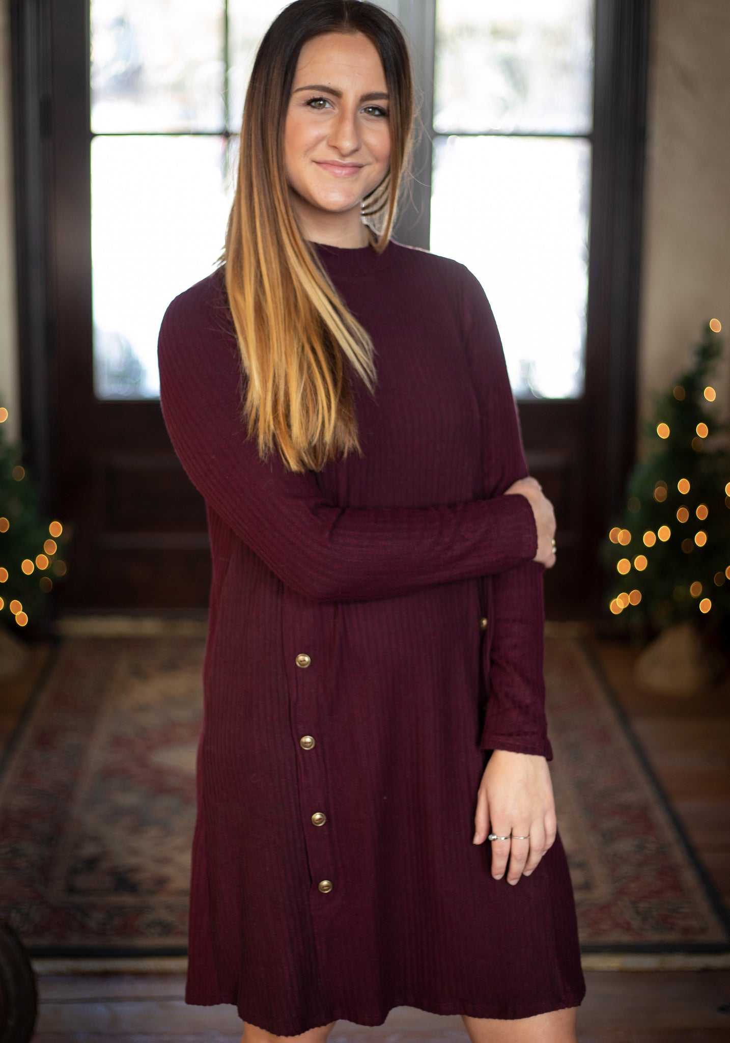 maroon sweater dress Maroon Sweater Dress – Indigo & Birch