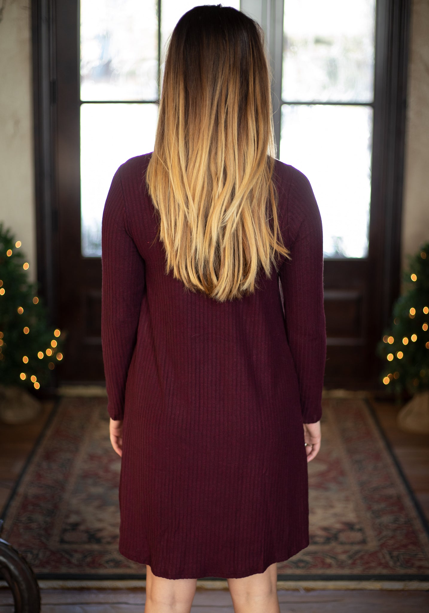 Maroon Sweater Dress Indigo & Birch Maroon Sweater Dress Indigo & Birch
