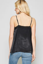 Load image into Gallery viewer, Black Lace Tank (1X-3X)