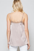 Load image into Gallery viewer, Mocha Lace Tank