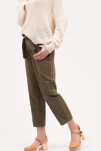 Load image into Gallery viewer, Olive Waist Tie Pants