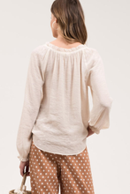 Load image into Gallery viewer, Ivory Peasant Blouse