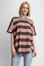 Load image into Gallery viewer, Striped Rugby Tee