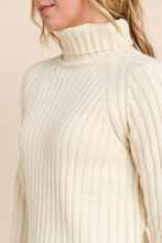 Load image into Gallery viewer, Cream Sweater Dress